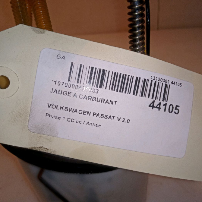 Jauge a carburant occasion VOLKSWAGEN PASSAT V Phase 1 04-1995->04-1999 2.0 TDI 140ch 4