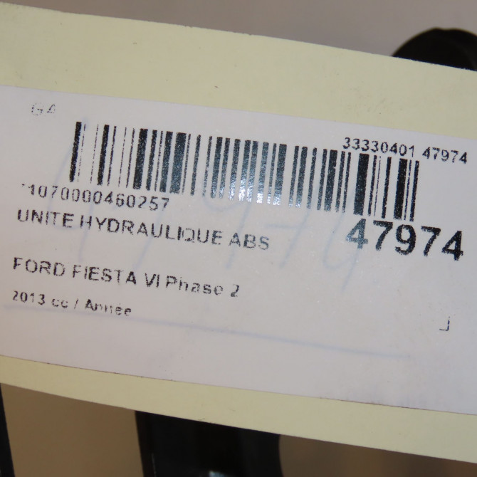 Unité hydraulique ABS occasion FORD FIESTA VI Phase 2 11-2012->... 2034845 5