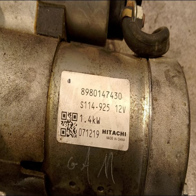 Démarreur occasion OPEL MERIVA I Phase 2 01-2006->09-2010 1.7 CDTI 100ch 97386062 2