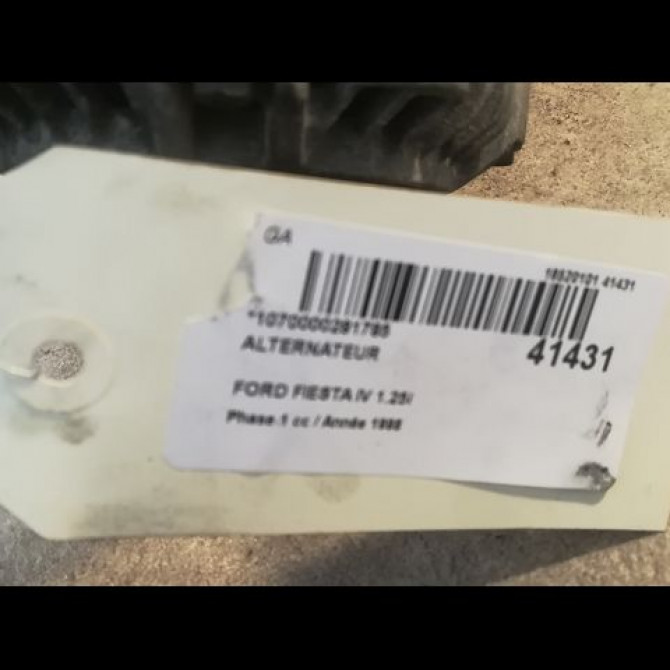 Alternateur occasion FORD FIESTA IV Phase 1 09-1995->09-1999 1.25i 3
