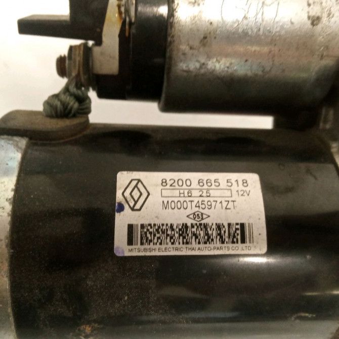 Démarreur occasion RENAULT SCENIC II Phase 2 09-2006->04-2009 1.6i 16v 8200665518 3