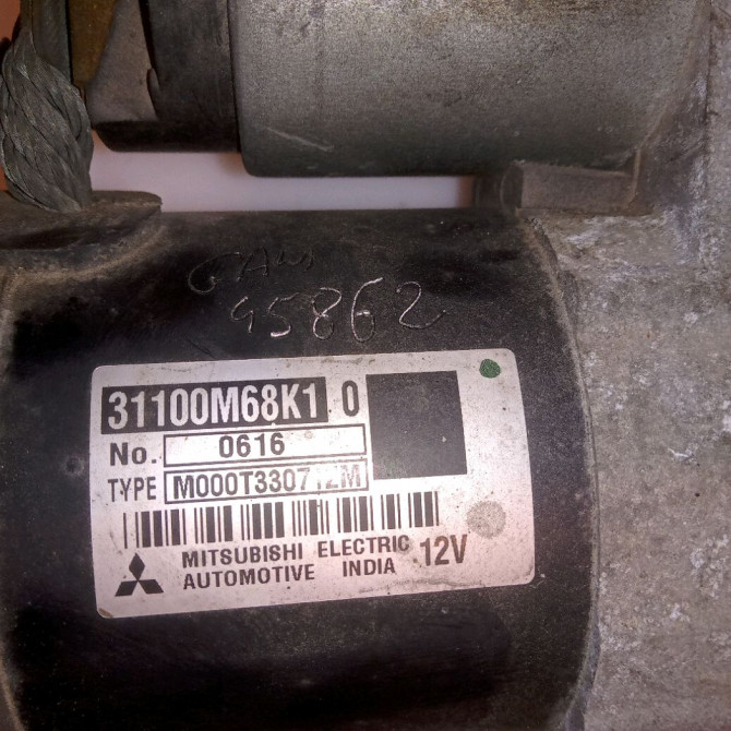 Démarreur occasion SUZUKI ALTO III Phase 1 01-2009->... 1.0i 68ch 31100M68K10000 4