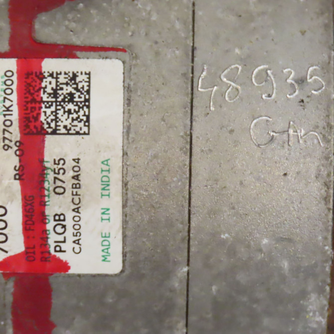 Compresseur air conditionne occasion HYUNDAI I 10 II Phase 2 09-2016->... 97701K7000 3