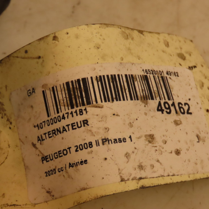 Alternateur occasion PEUGEOT 9826573480 4