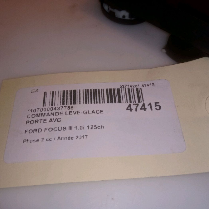 Commande lève-glace porte avant gauche occasion FORD FOCUS III Phase 2 11-2014->... 1.0i 125ch 2029540 4