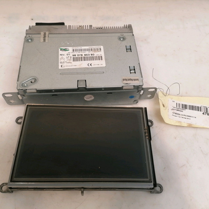 Autoradio occasion CITROEN C4 PICASSO II Phase 1 04-2013->... 1.6 e-HDi 8v 115ch 1