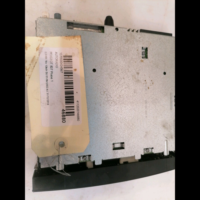 Autoradio occasion PEUGEOT 807 Phase 1 06-2002->12-2014 2.0 HDI 16v 136ch 6574Y7 4