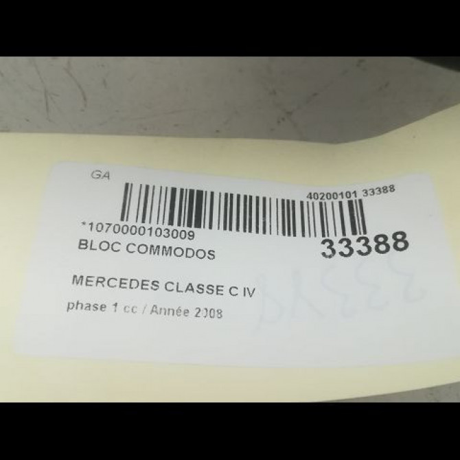 Bloc commodos occasion MERCEDES CLASSE C IV phase 1 02-2014->... C220 170ch 21290064159051 5