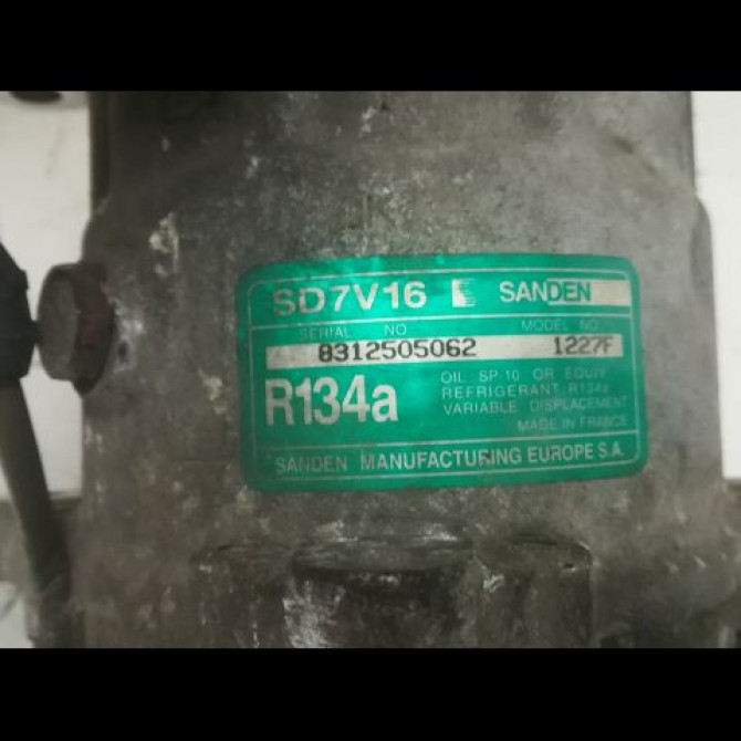 Compresseur air conditionne occasion PEUGEOT 206 Phase 1 09-1998->03-2009 1.4 HDI 70ch 6453TJ 4