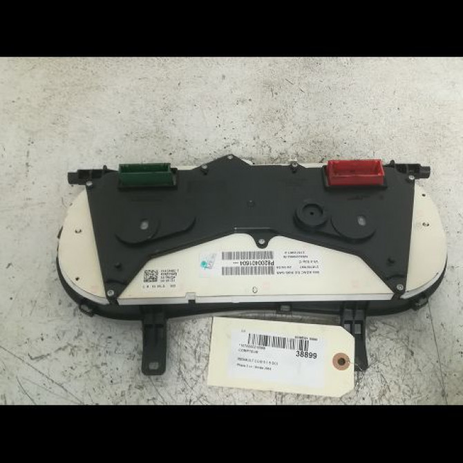 Compteur occasion RENAULT CLIO II Phase 2 06-2001->07-2006 1.5 DCI 80ch 8200401604 2