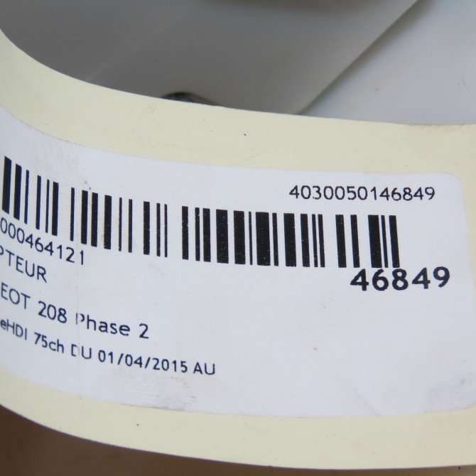 Compteur occasion PEUGEOT 208 Phase 2 04-2015->... 1.6 BlueHDI 75ch 9825986680 4