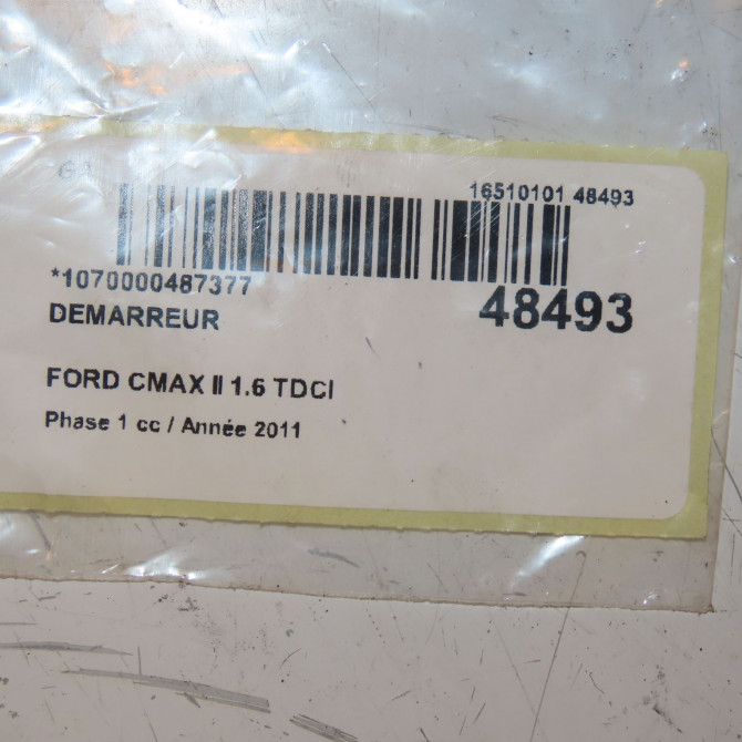 Démarreur occasion FORD CMAX II Phase 1 09-2010->09-2015 1.6 TDCI 115ch 2109635 4