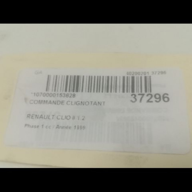 Commande clignotant occasion RENAULT CLIO II Phase 1 03-1998->06-2001 1.2 7701064226 3