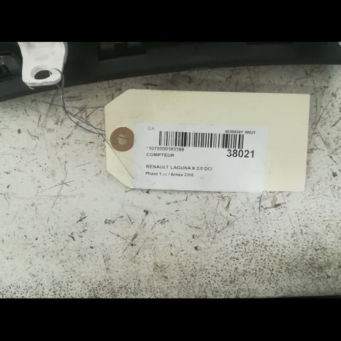 Compteur occasion RENAULT LAGUNA III Phase 1 10-2007->10-2010 2.0 DCI 150ch 248100006R 3
