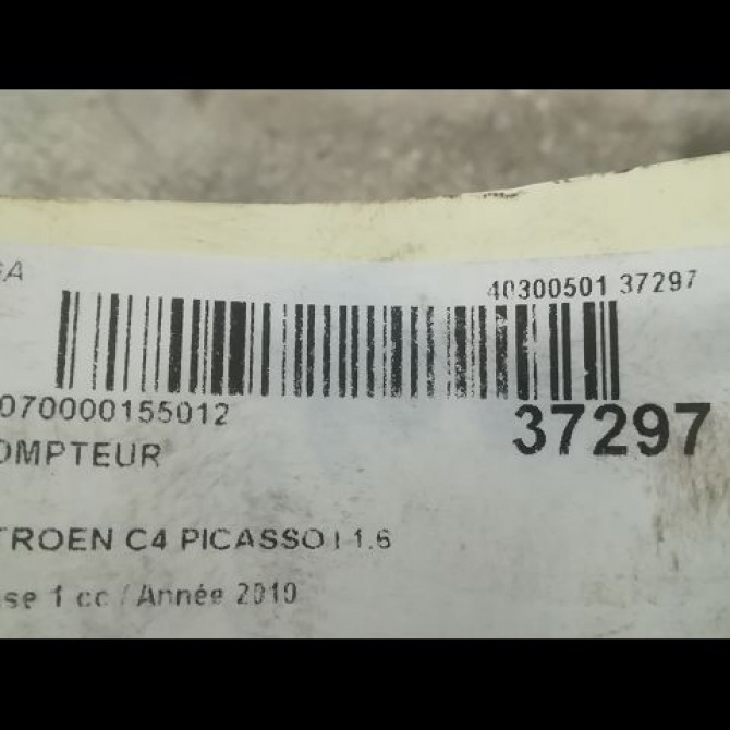 Compteur occasion CITROEN C4 PICASSO I Phase 1 01-2007->10-2013 1.6 HDi 16v 110ch 6103KV 3