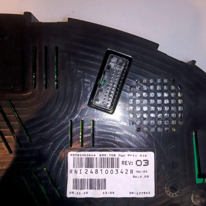 Compteur occasion RENAULT MEGANE III Phase 1 11-2008->01-2012 1.9 DCI 130ch 248100342R 3