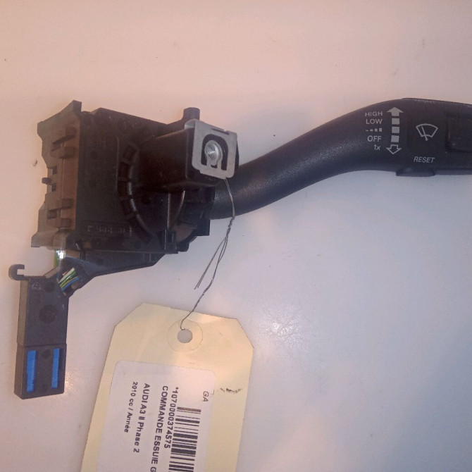 Commande essuie glace occasion AUDI A3 II Phase 2 06-2008->07-2012 8P0953519E9B9 1