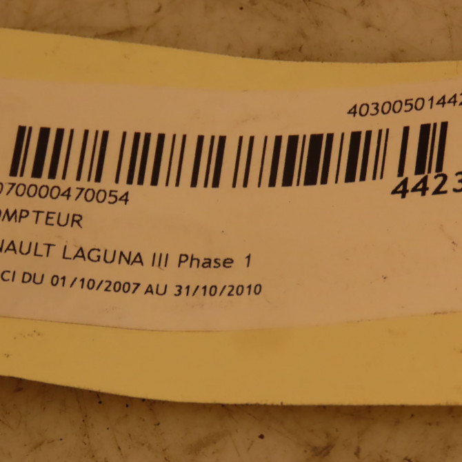Compteur occasion RENAULT LAGUNA III Phase 1 10-2007->10-2010 1.5 DCI 248100005R 4