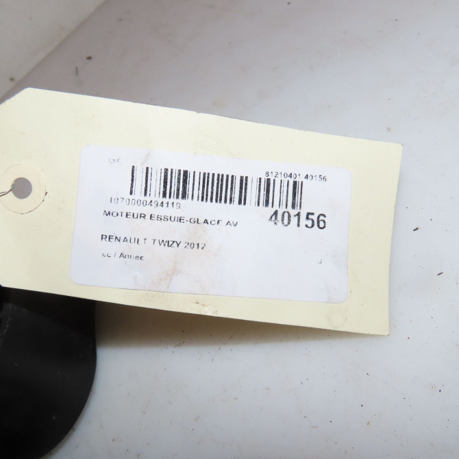 Moteur essuie-glace avant occasion TWIZY 288007248R 3