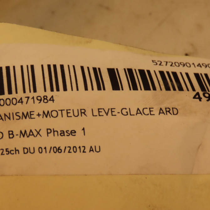 Mecanisme+moteur leve-glace ard occasion FORD B-MAX Phase 1 06-2012->... 1.0i 125ch 1865721 4