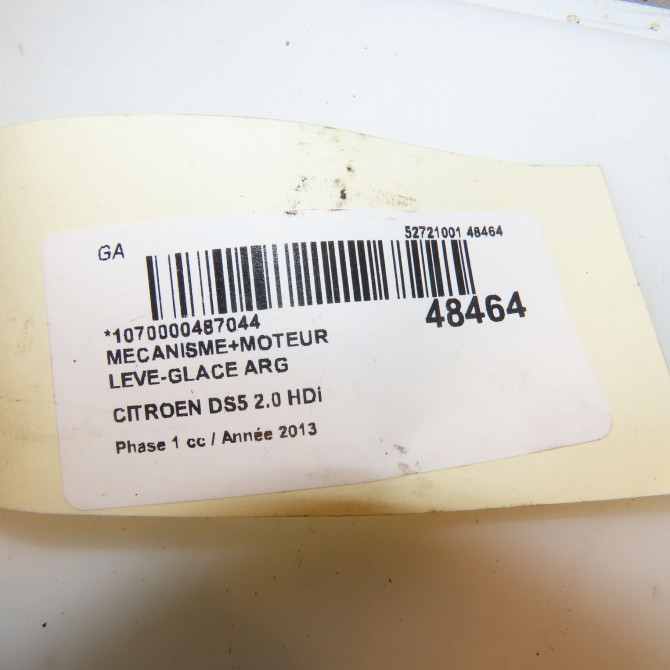 Mecanisme+moteur leve-glace arg occasion  9802581880 4