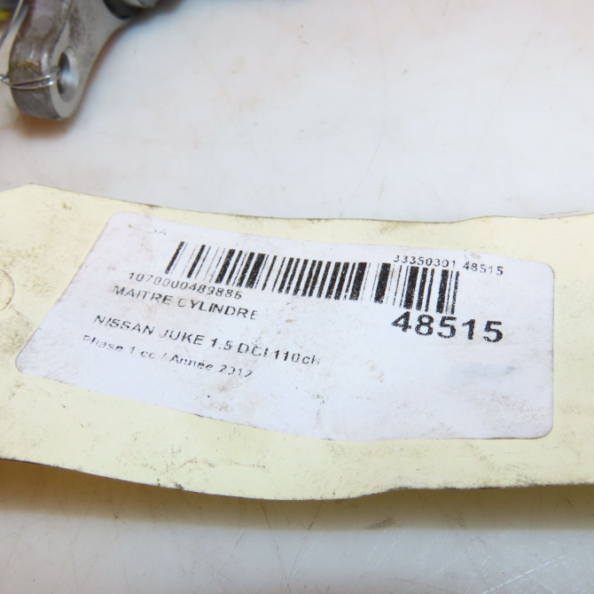 Maitre cylindre occasion NISSAN JUKE Phase 1 09-2010->... 1.5 DCI 110ch 460101KA0B 4