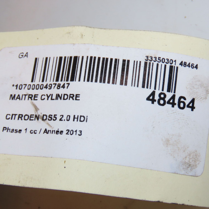 Maitre cylindre occasion  1607249280 3