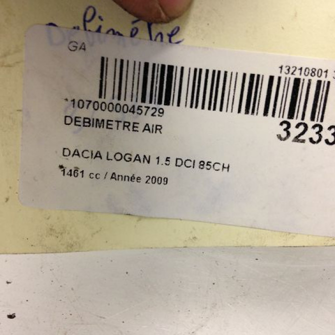 Debimetre air occasion DACIA LOGAN I Phase 1 06-2005->06-2008 1.5 DCI 85ch 8200280056 4