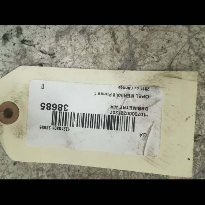 Debimetre air occasion OPEL MERIVA II Phase 1 09-2010->03-2014 12671610 3