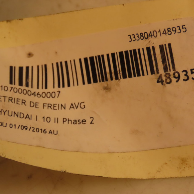 Etrier de frein avant gauche occasion HYUNDAI I 10 II Phase 2 09-2016->... 58180K7A70 4