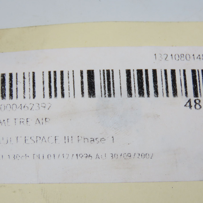 Debimetre air occasion RENAULT ESPACE III Phase 1 12-1996->09-2002 2.2 DCI 130ch 7700314057 4