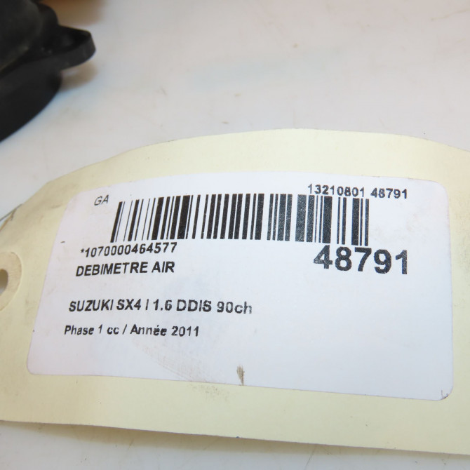 Debimetre air occasion SUZUKI SX4 I Phase 1 04-2006->03-2014 1.6 DDIS 90ch 1380069K00 4