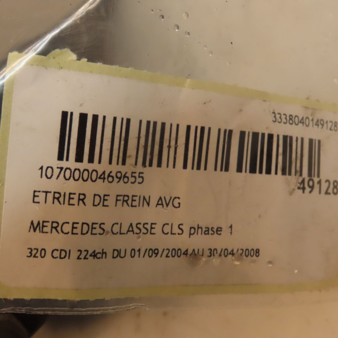 Etrier de frein avant gauche occasion MERCEDES CLASSE CLS Phase 1 04-1995->04-1999 320 CDI 224ch 44200983 5