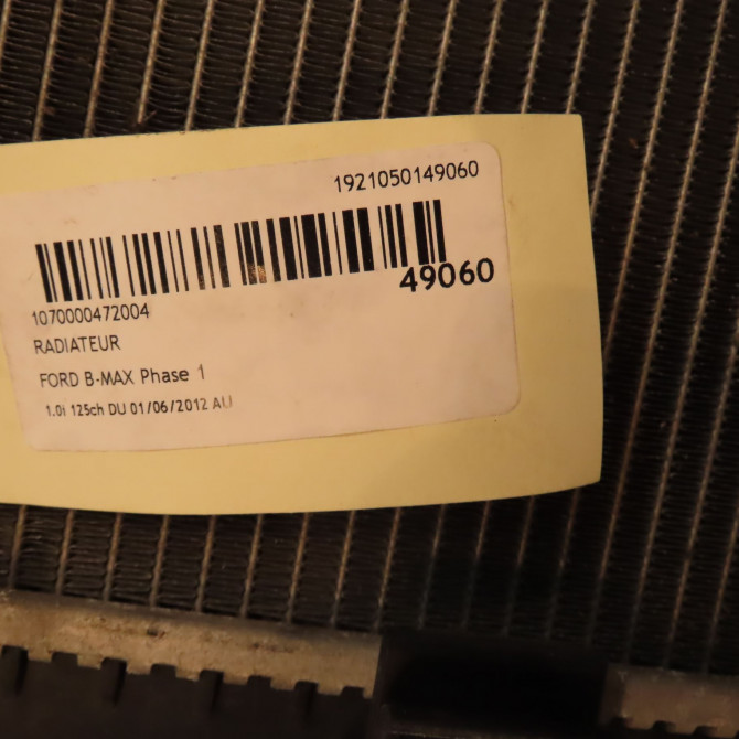 Radiateur occasion FORD B-MAX Phase 1 06-2012->... 1.0i 125ch 1768105 3