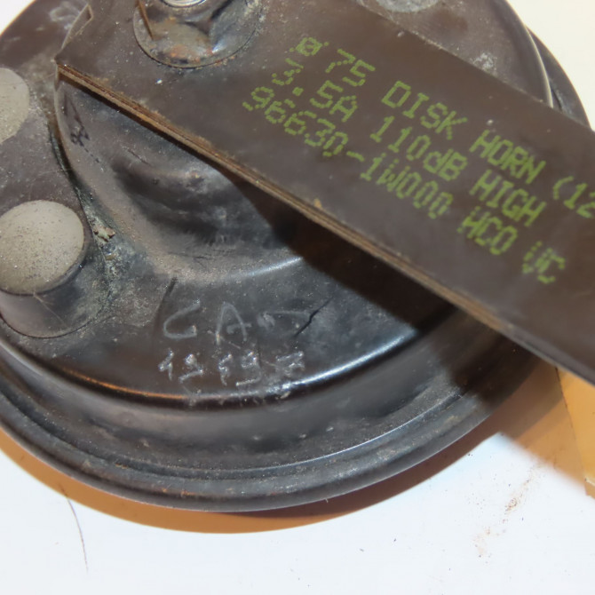 Klaxon  / avertisseur occasion KIA RIO III Phase 1 06-2011->... 1.2i 85ch 966103K001 3