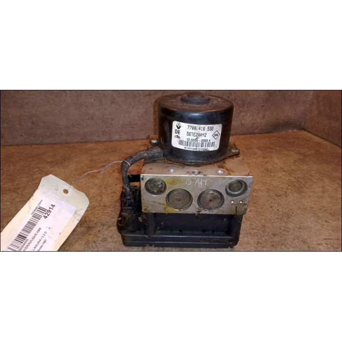 Unité hydraulique ABS occasion RENAULT LAGUNA I Phase 1 01-1994->04-1998 2.2 D 7701205998 2