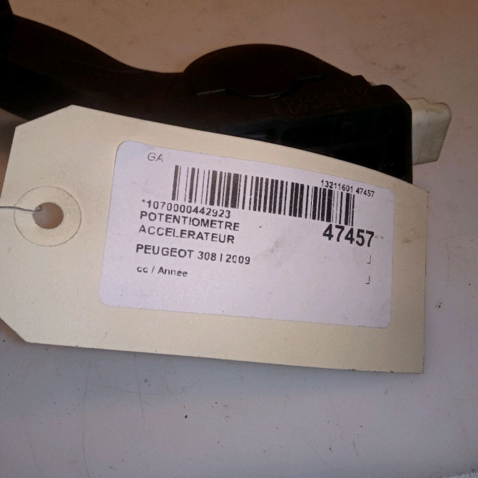 Potentiometre accelerateur occasion PEUGEOT 308 I 4