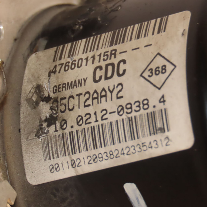 Unité hydraulique ABS occasion RENAULT SCENIC III Phase 3 04-2013->... 1.5 DCI 110ch 476608059R 2