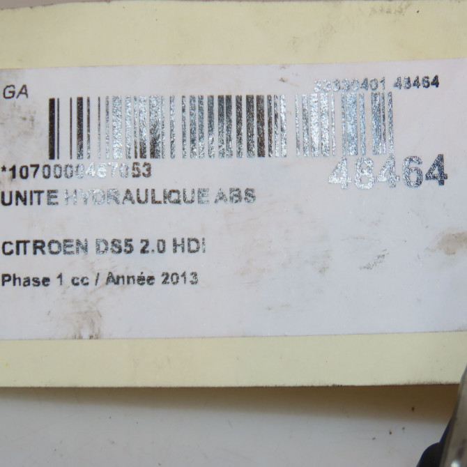 Unité hydraulique ABS occasion  1610368580 3