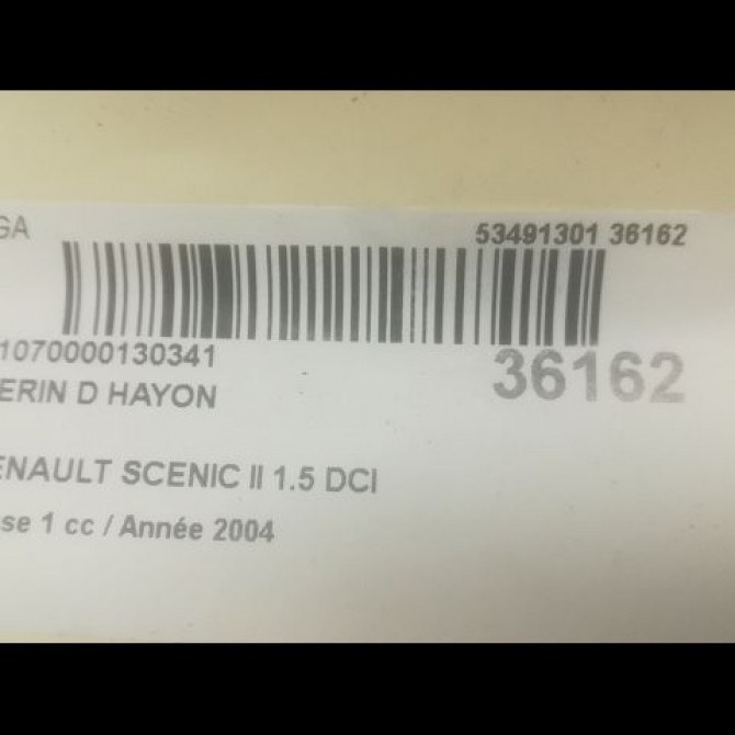 Verin droit hayon occasion RENAULT SCENIC II Phase 1 03-2004->09-2006 1.5 DCI 100ch 8200377199 2