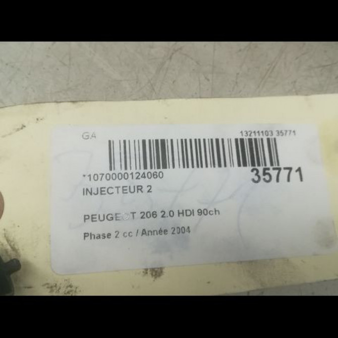 occasion PEUGEOT 206 Phase 2 02-2003->02-2009 2.0 HDI 90ch 3