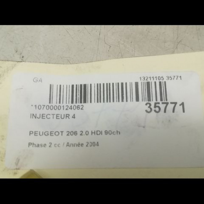 occasion PEUGEOT 206 Phase 2 02-2003->02-2009 2.0 HDI 90ch 3