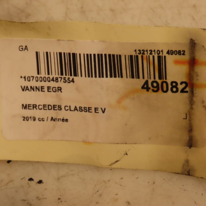 Vanne EGR occasion MERCEDES CLASSE E V Phase 1 02-2016->... 6541404401 4
