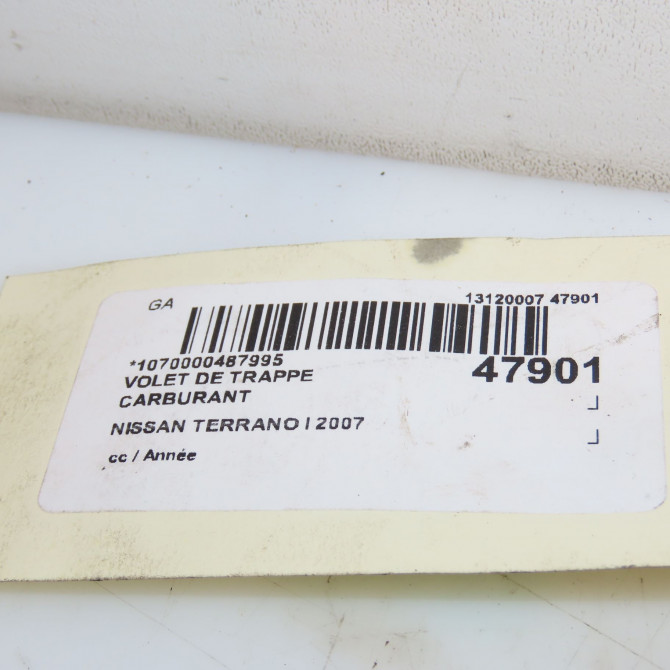 Volet de trappe carburant occasion NISSAN TERRANO I 788300X000 3