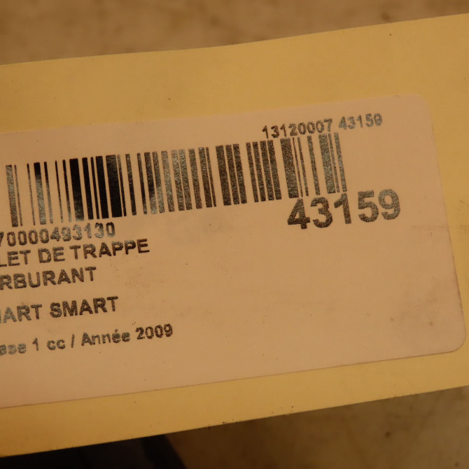 Volet de trappe carburant occasion SMART 146 Phase 1 04-1995->04-1999 0.8 CDI 45ch 4517540006C22A 4