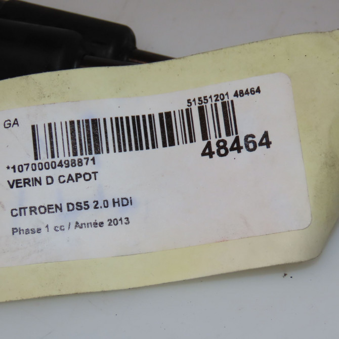 Verin d capot occasion  9686809680 3