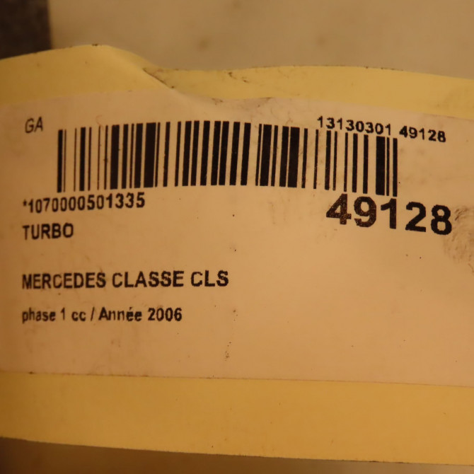 Turbo occasion MERCEDES CLASSE CLS Phase 1 04-1995->04-1999 320 CDI 224ch 5