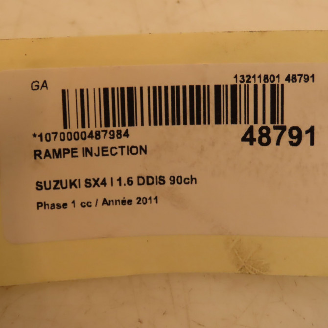 Rampe injection occasion SUZUKI SX4 I Phase 1 04-2006->03-2014 1.6 DDIS 90ch 1573169K00 4