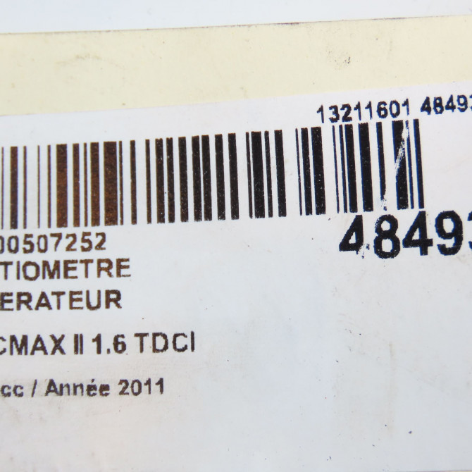 Potentiometre accelerateur occasion FORD CMAX II Phase 1 09-2010->09-2015 1.6 TDCI 115ch 4