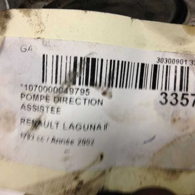 Pompe direction assistee occasion RENAULT LAGUNA II Phase 1 11-2000->03-2005 1.6 16v 8200709234 4